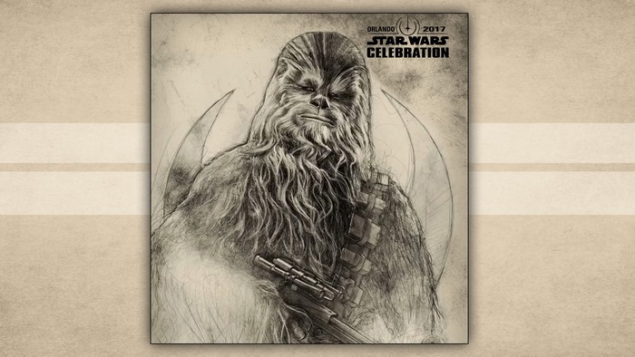 Chewbacca from Star Wars Celebration Orlando 2017