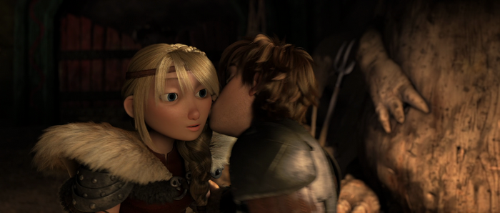 Hiccup and Astrid from How to Train Your Dragon