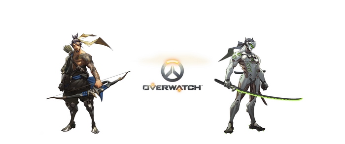 Hanzo and Genji from Overwatch