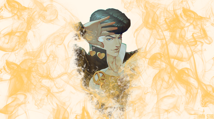 Josuke Higashikata from JoJo's Bizarre Adventure