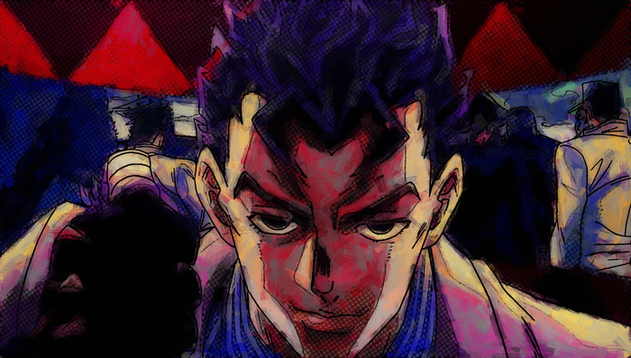 Josuke Higashikata from JoJo's Bizarre Adventure