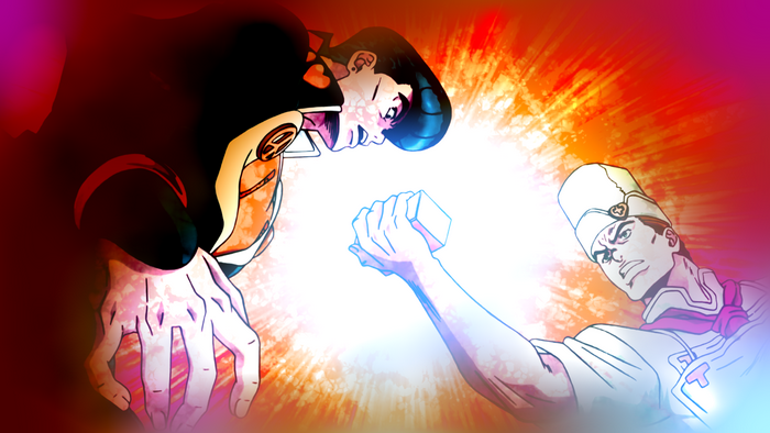 Josuke Higashikata from JoJo's Bizarre Adventure
