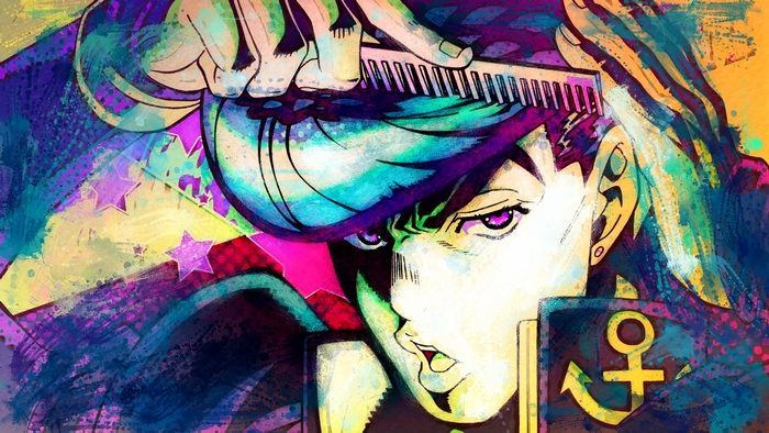 Josuke Higashikata from JoJo's Bizarre Adventure