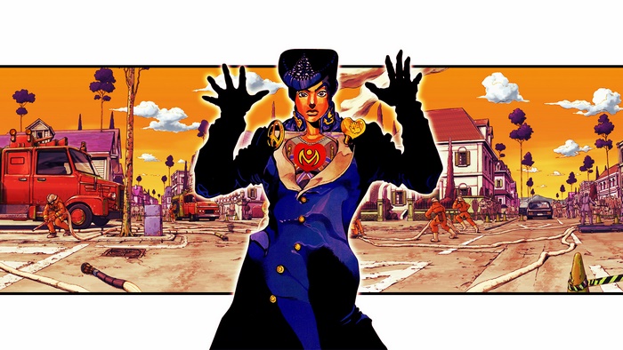 Josuke Higashikata from JoJo's Bizarre Adventure