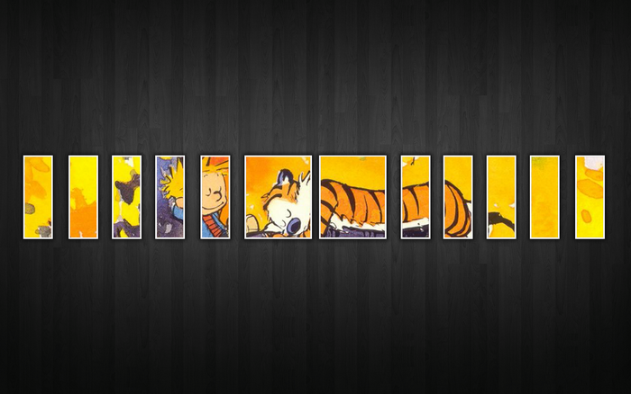 Calvin and Hobbes comic strip panels