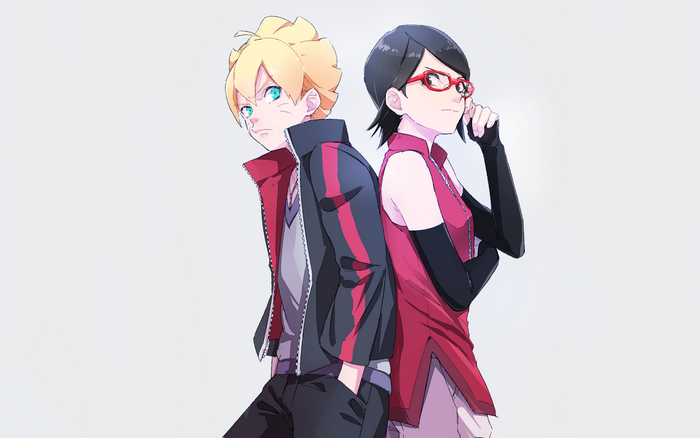 Boruto and Sarada from Boruto: Naruto Next Generations