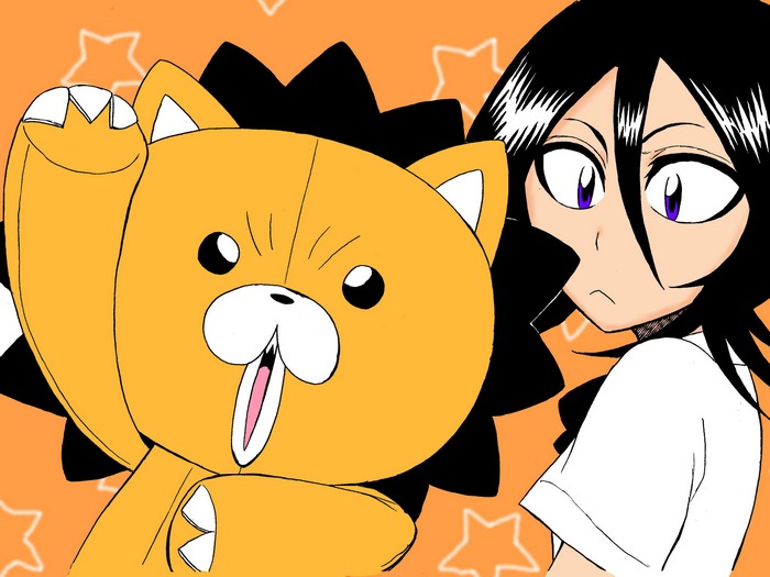 Kon and Rukia Kuchiki from Bleach