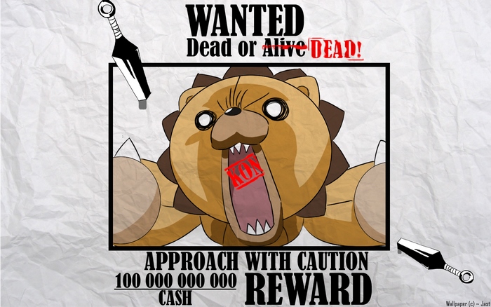 Kon from Bleach Wanted Poster