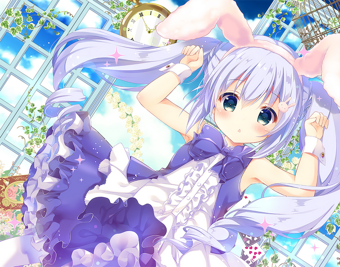 Chino Kafū from Is the Order a Rabbit?