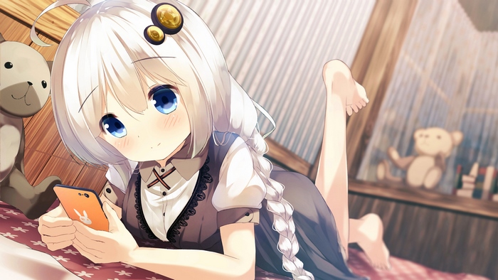 Chino Kafū from Is the Order a Rabbit?