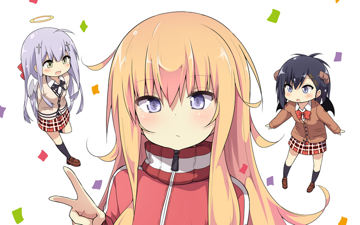 Gabriel Tenma, Raphel, and Vignette from Gabriel Dropout