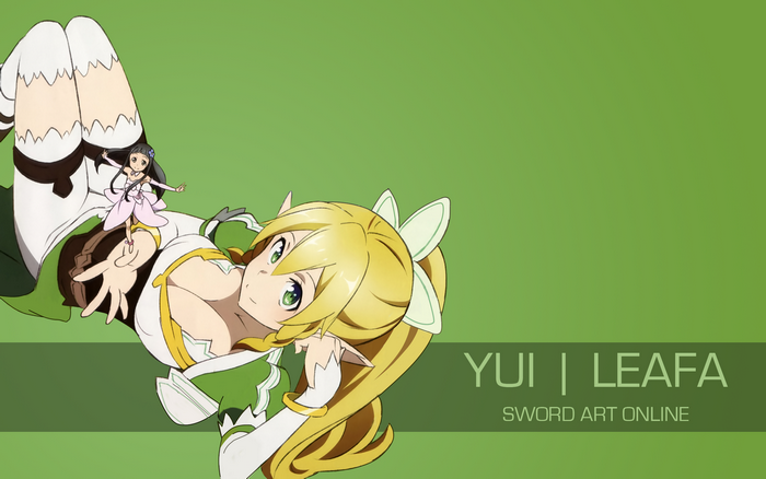 Yui and Leafa from Sword Art Online