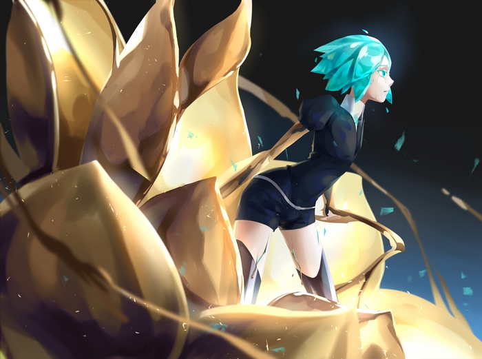 Phosphophyllite from Houseki no Kuni