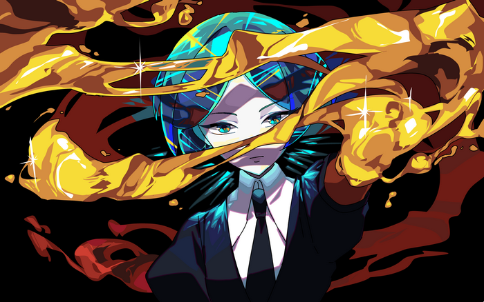 Phosphophyllite from Houseki no Kuni