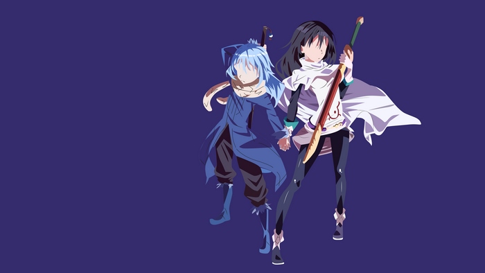 Rimuru Tempest with Sword and Blue Companion