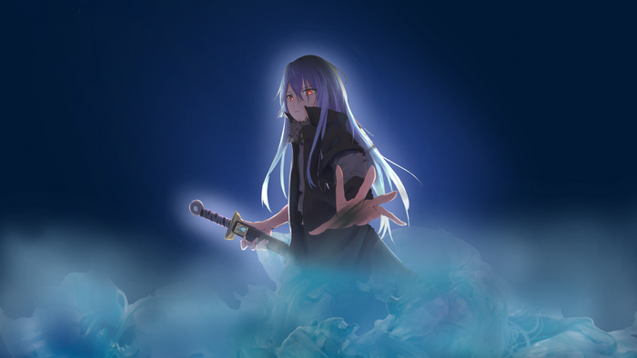 Rimuru Tempest in Mystical Blue Aura