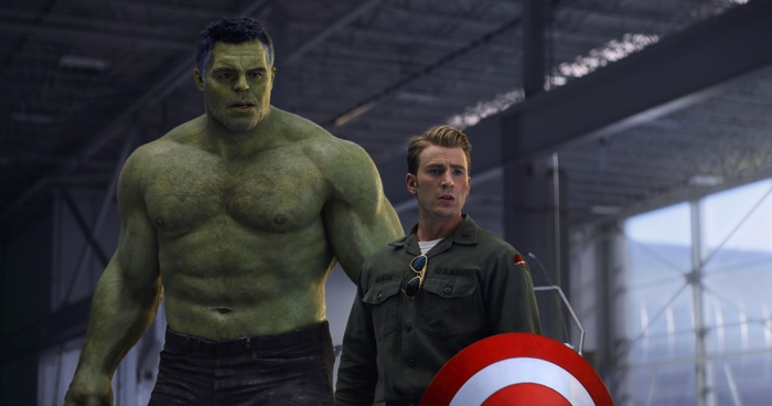 Hulk and Captain America from Avengers