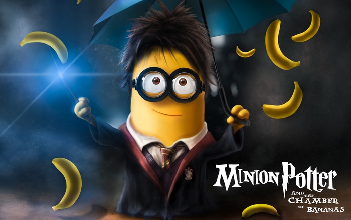 Minion Potter and the Chamber of Bananas