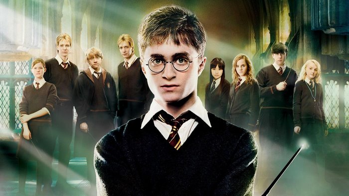 Harry Potter and friends in Hogwarts