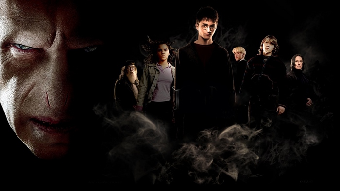 Lord Voldemort and Harry Potter characters