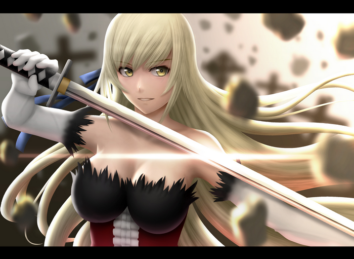 Kiss-shot Acerola-orion Heart-under-blade from Monogatari Series