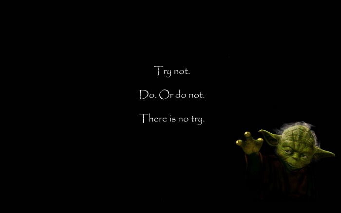 Yoda from Star Wars quote