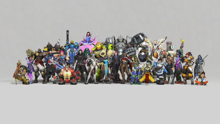 Overwatch characters lineup