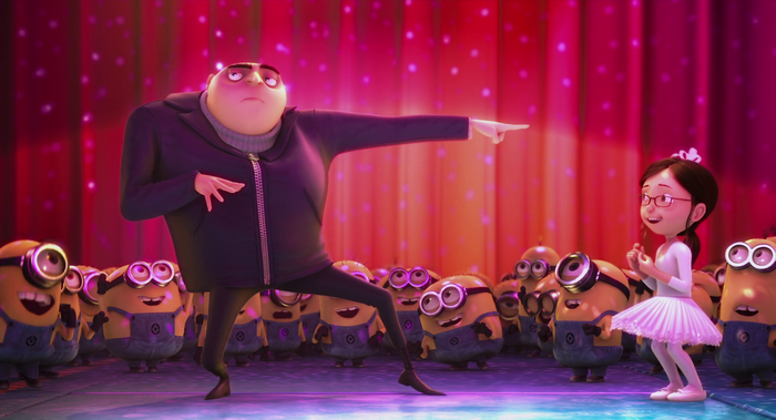 Gru and Agnes from Despicable Me