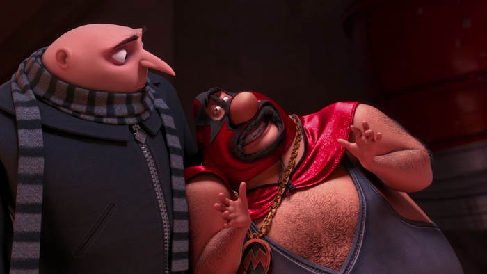 Gru and El Macho from Despicable Me 2
