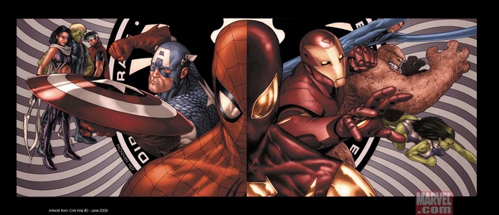 Marvel Civil War: Captain America, Iron Man, Spider-Man, and more