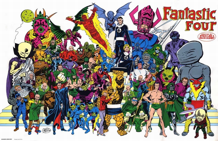 Fantastic Four characters by Stan Lee and Jack Kirby