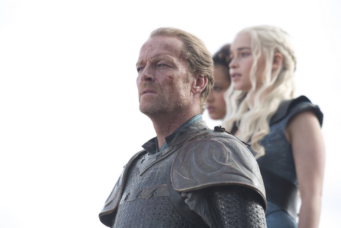 Jorah Mormont and Daenerys Targaryen from Game of Thrones