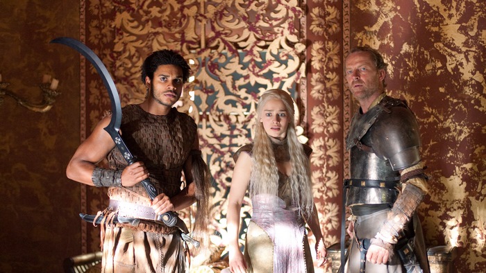 Daenerys Targaryen and Jorah Mormont from Game of Thrones