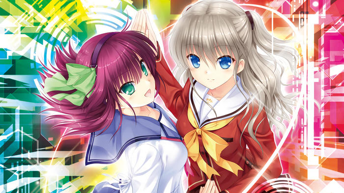 Yui and Yuzuru Otonashi from Angel Beats!