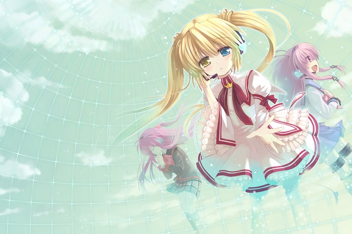 Yui from Angel Beats! with friends