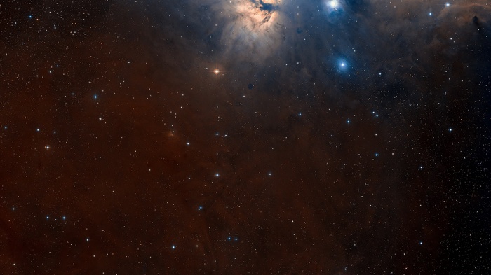 Nebula and stars in deep space