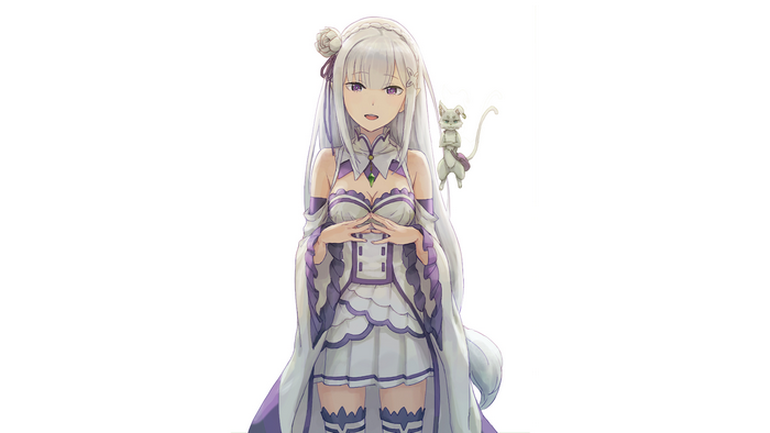 Emilia and Puck from Re:ZERO