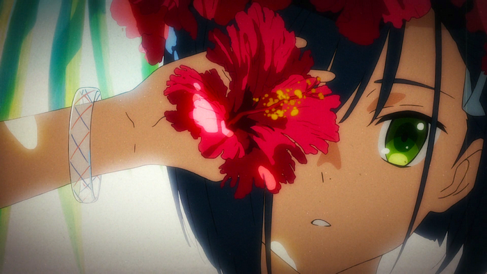 Ichigo from Darling in the FranXX with Hibiscus