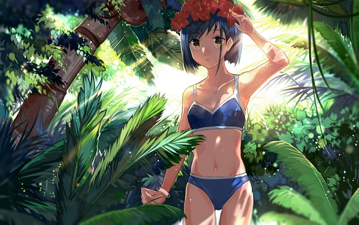 Ichigo from Darling in the FranXX in a bikini