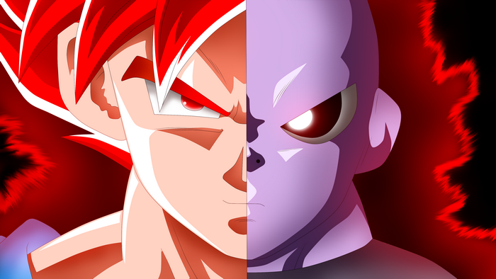 Goku vs Jiren from Dragon Ball