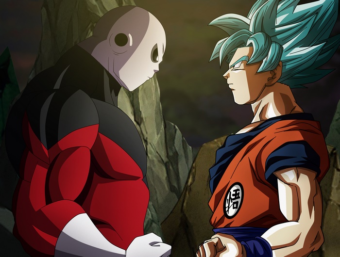 Goku and Jiren from Dragon Ball