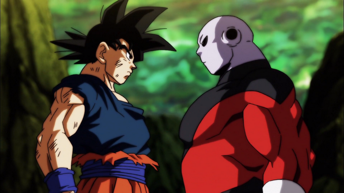 Goku and Jiren from Dragon Ball