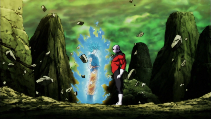 Goku and Jiren from Dragon Ball Super