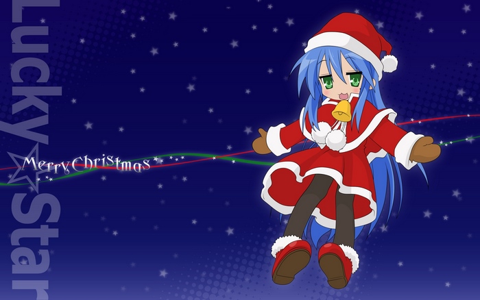 Konata Izumi from Lucky Star in Christmas Outfit