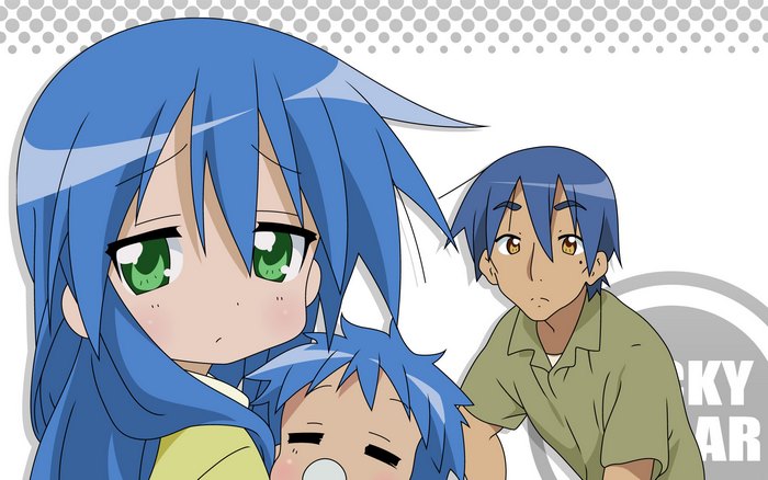 Konata Izumi and others from Lucky Star