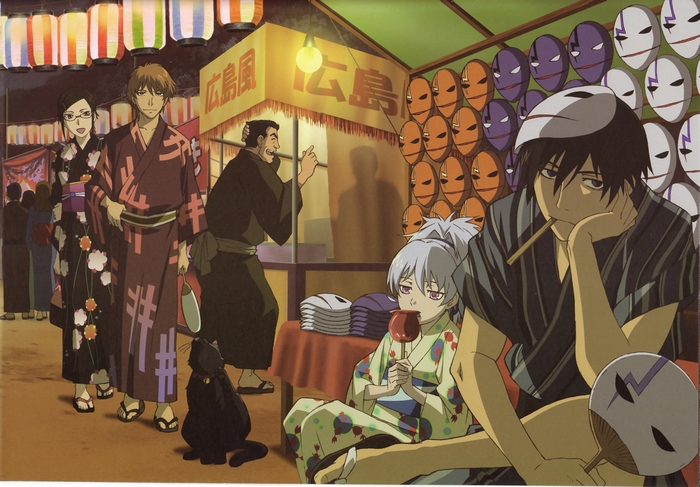 Hei and Yin from Darker Than Black at a festival