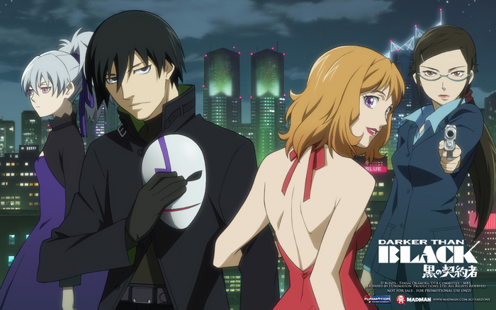 Hei and other characters from Darker Than Black
