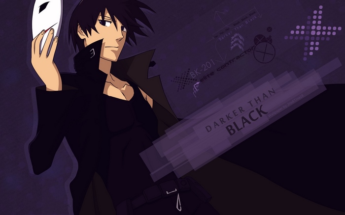 Hei from Darker Than Black holding a mask