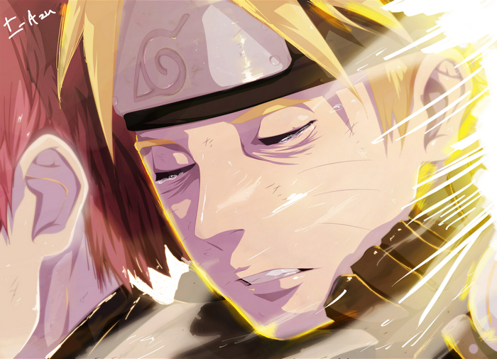 Naruto Uzumaki and Gaara from Naruto