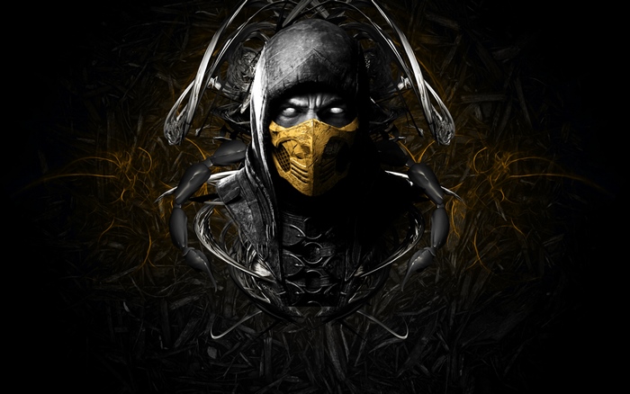 Mortal Kombat Scorpion Masked Warrior